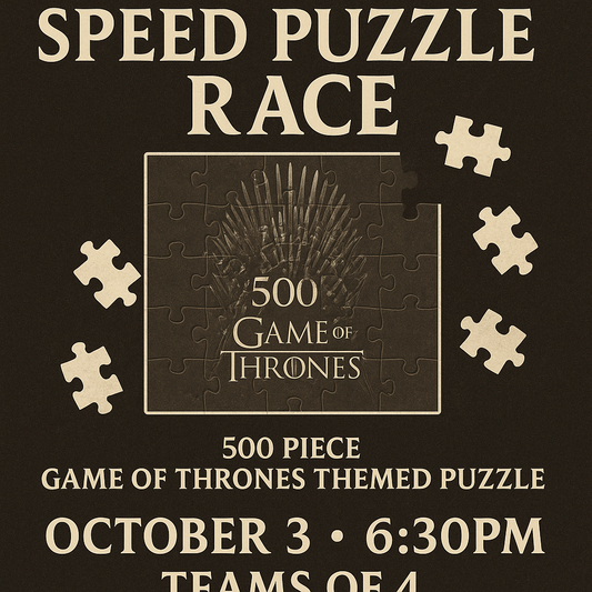 Game of Thrones Speed Puzzle Race - October 3